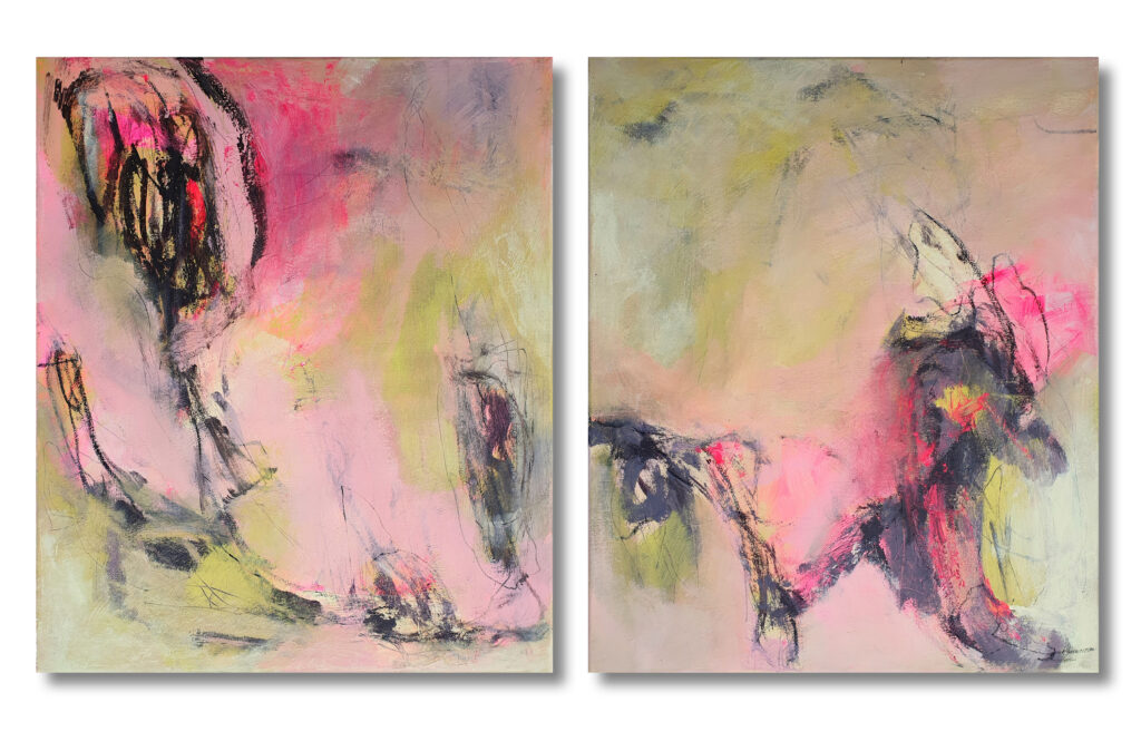 Sweet Fragrance, 60 x 100 cm (Diptychon)