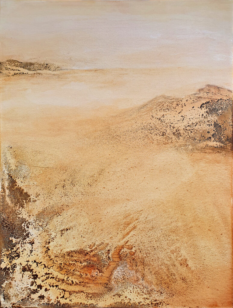 Stille Wüste, 80 x 60 cm