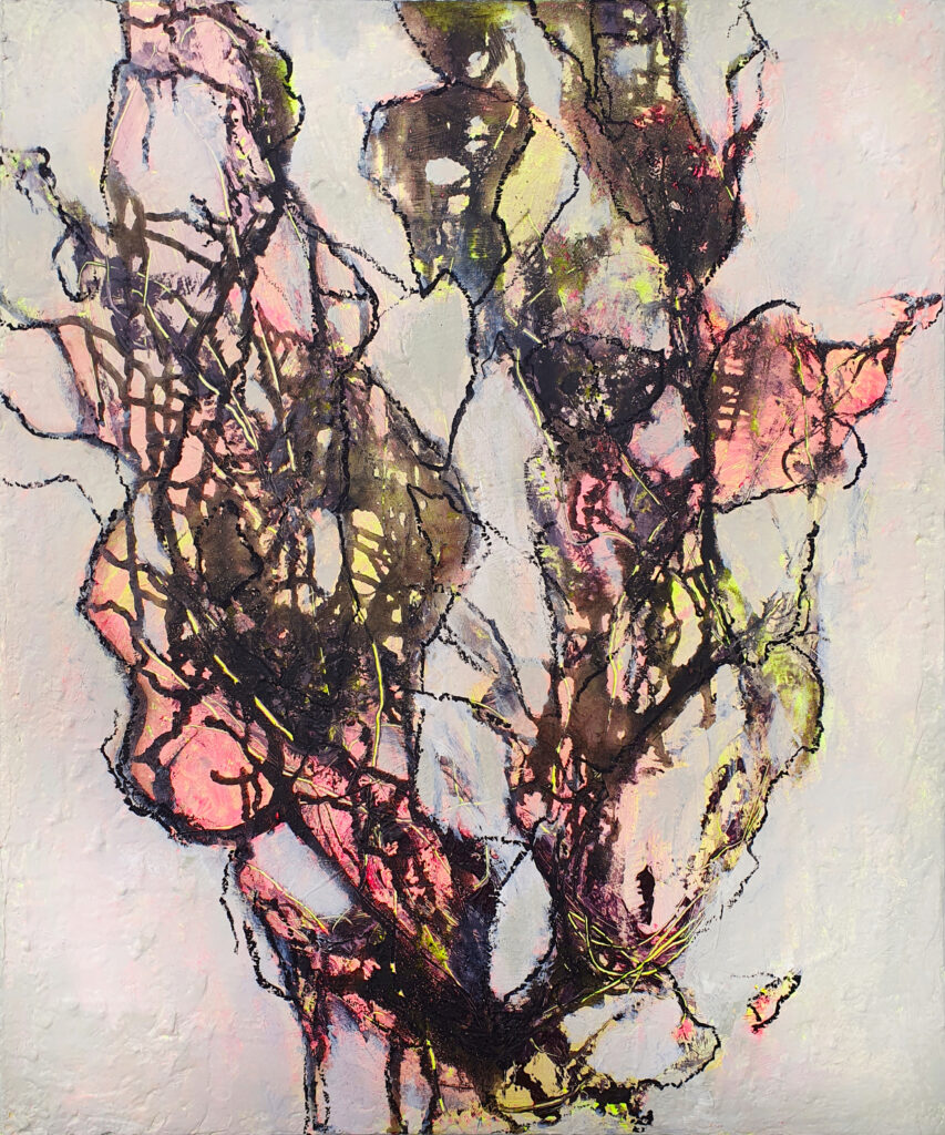 Drama floral, 60 x 50 cm