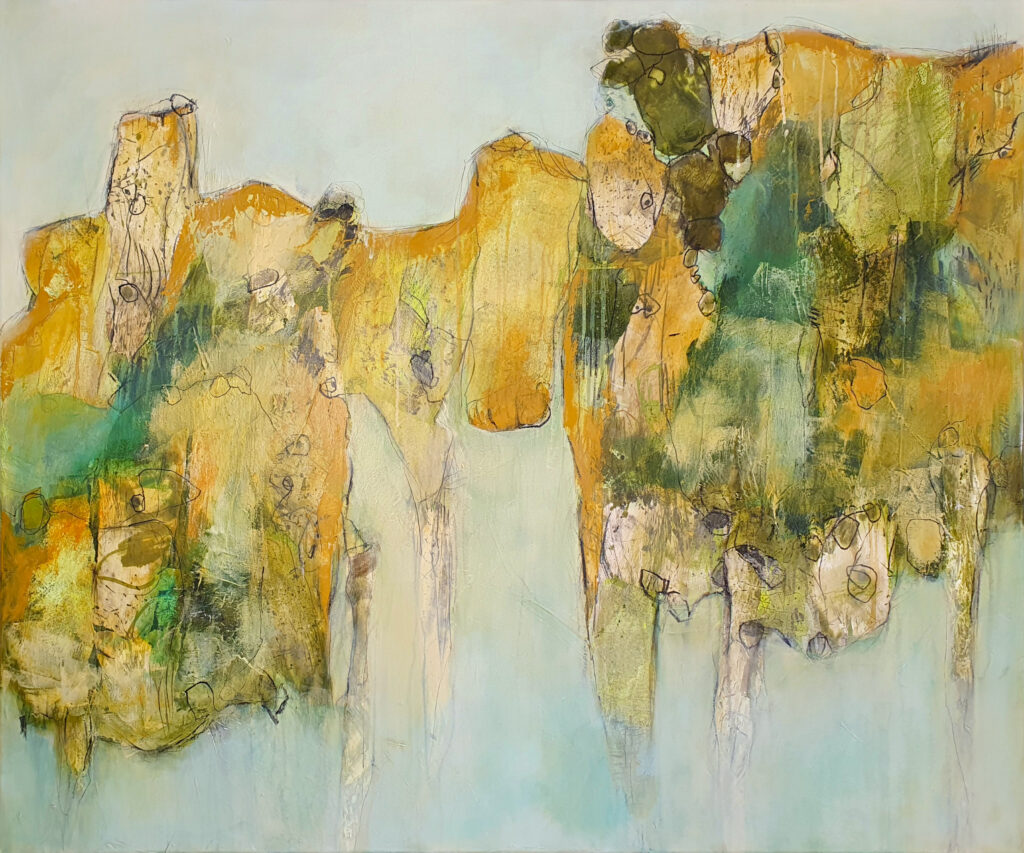 Organische (Un)Ordnung, 120 x 100 cm