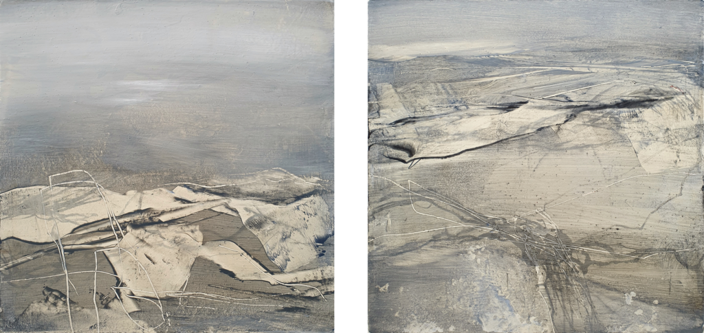 Wherever It May Take You (Diptychon), 30 x 60 cm