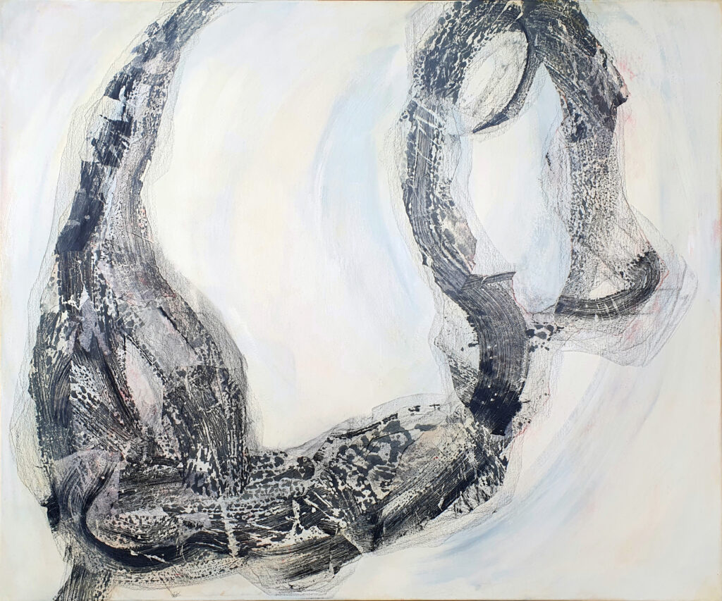 Verwirbelung, 120 x 100 cm