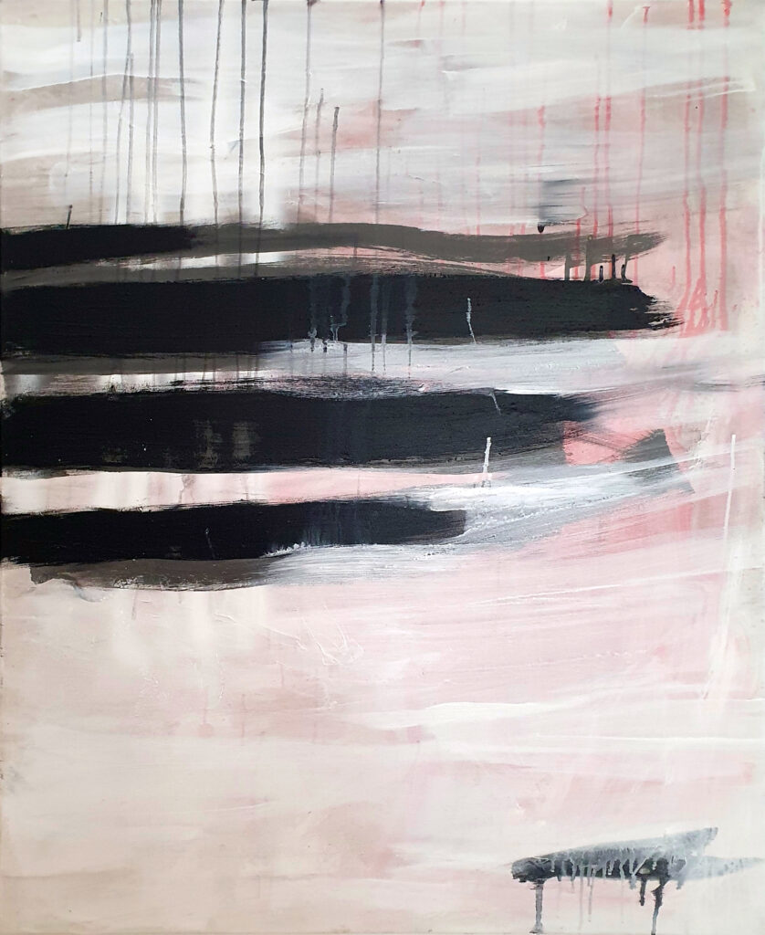 Verlagerung, 110 x 90 cm